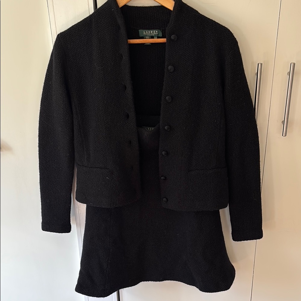 Lauren Ralph Lauren Black Skirt and Jacket set